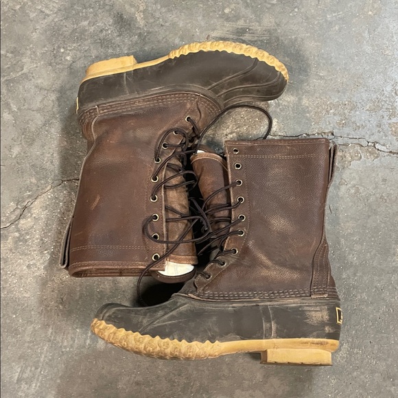 L.L BEAN Men\'s 10” Maine Hunting Boots GORE-TEX/Thinsulate Size 8M In Brown main image 7